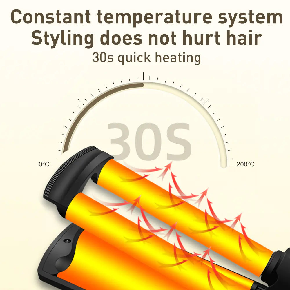 Japanese Dual-Use Curly Water Ripple Curling Iron