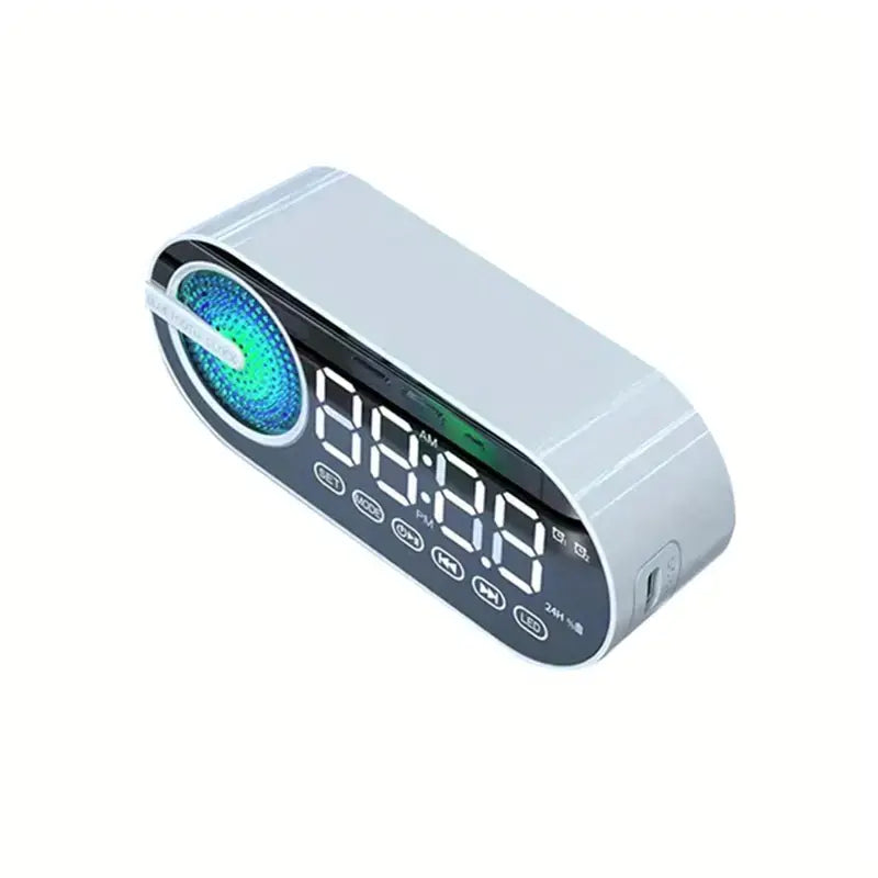 Bluetooth Alarm Clock Speaker with FM Subwoofer Portable