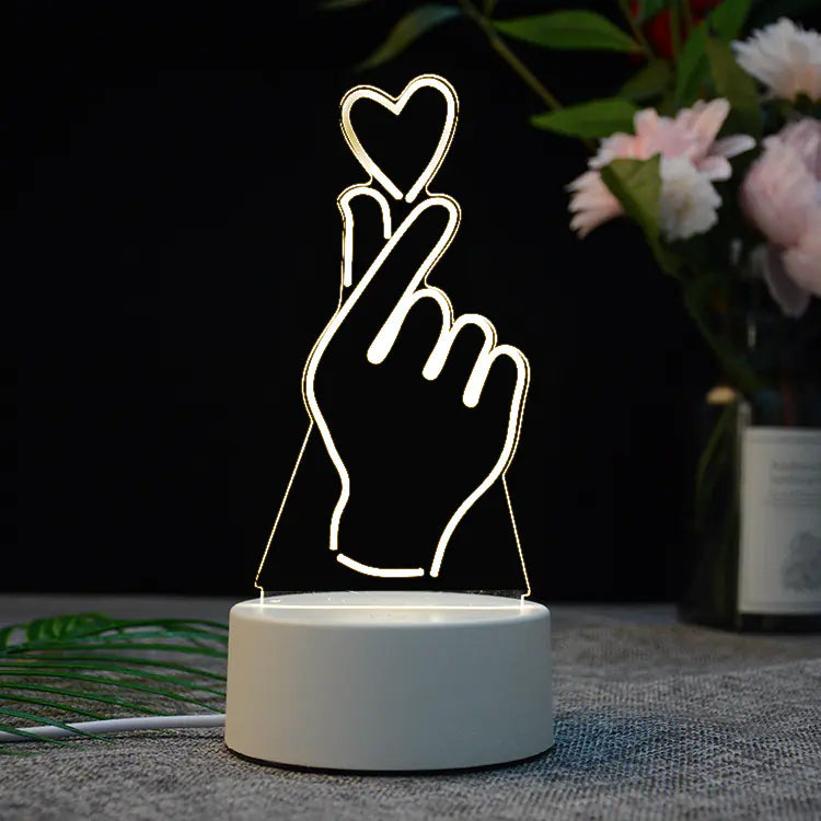3D LED Jellyfish Night Light for Smart Home Decor