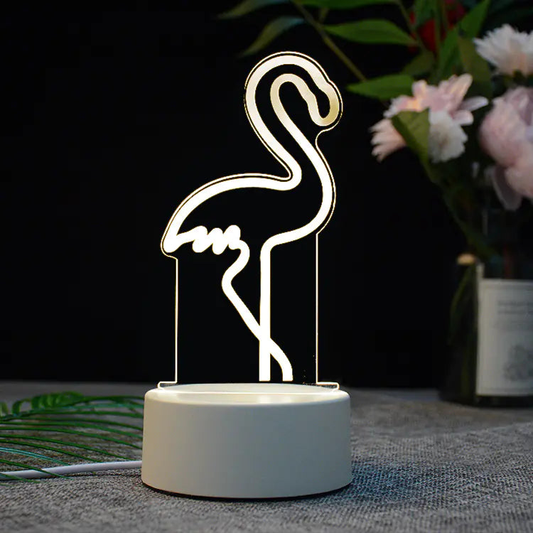 3D LED Jellyfish Night Light for Smart Home Decor
